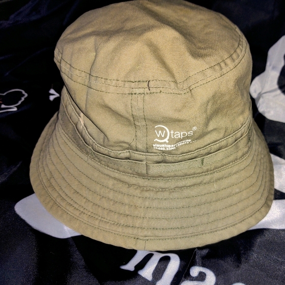 Neighborhood Other - WTAPS,Head Minder Bucket Hat.Khaki Cat. Figuration
